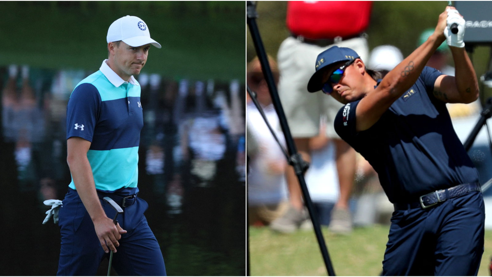 Jordan Spieth and Rickie Fowler practise together ahead of RBC Heritage